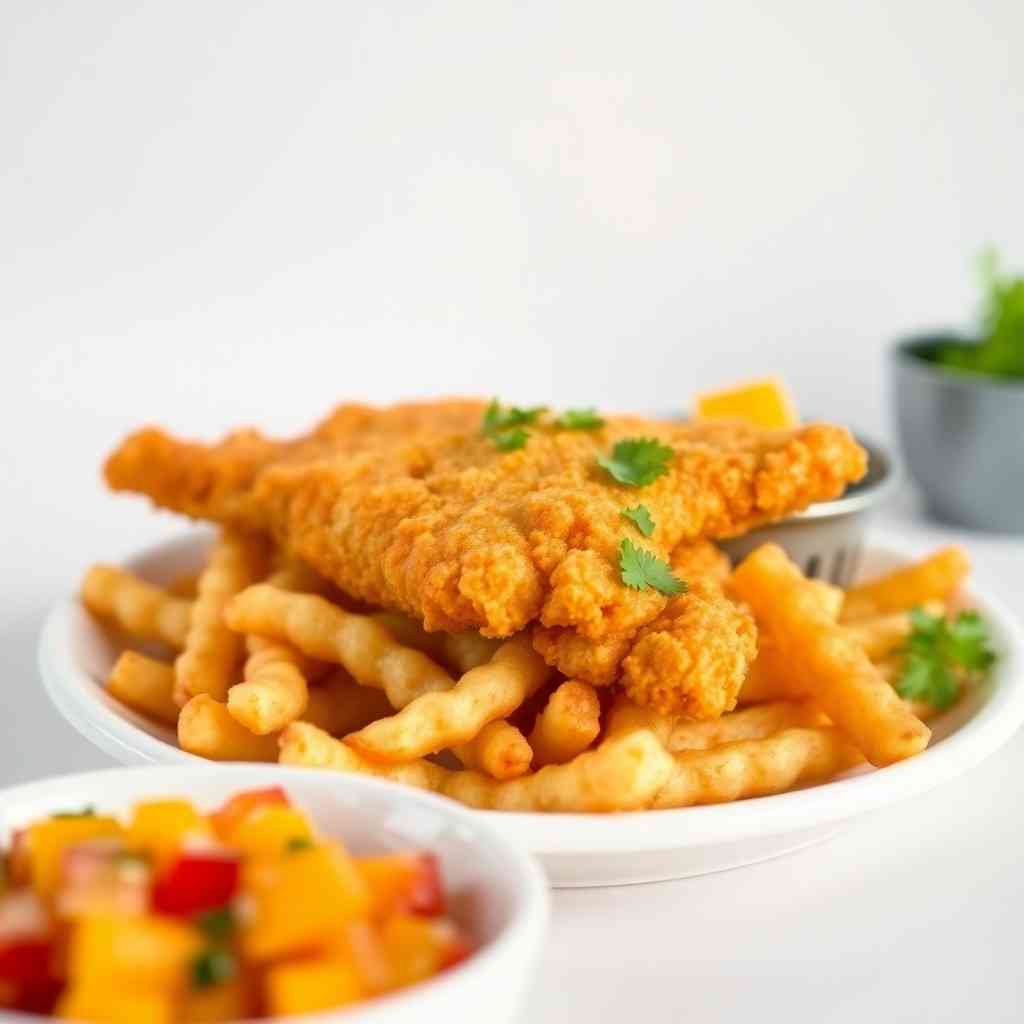 Bajan Crispy Fish and Chips Recipe